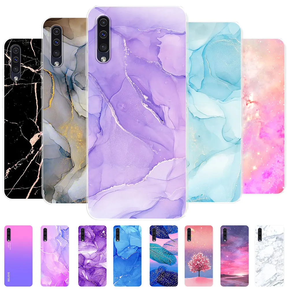 Per Samsung A50 Cover Cover Cover Posteriore Moda Per Samsung Galaxy A50S Paraurti Morbido In Silicone Per Samsung A50 A 50 Fundas Coque
