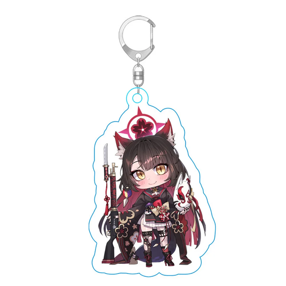 Liebenswertes Kosaka Wakamo Misono Mika Urawa Hanako Cosplay Acryl Hot Game Anime Blue Archive Kawaii Schlüsselanhänger Taschenanhänger Fans Geschenk – Detail 9