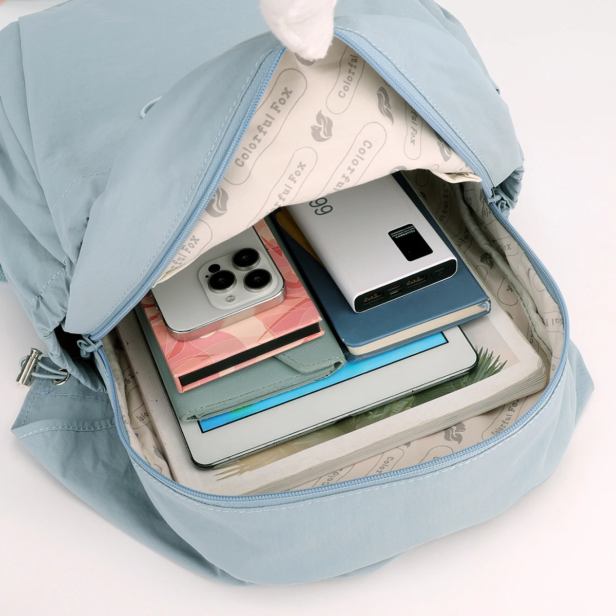 Schoolbag Female College Student Mountain Style Outdoor Hiking Mountaineering Bag Drawstring Bag Backpack Female Travel Lightwei