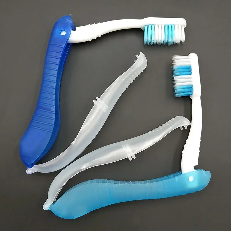 

10pcsNew Hygiene Oral Portable Disposable Foldable Travel Camping Toothbrush Hiking Tooth Brush Tooth Cleaning Tools 2023