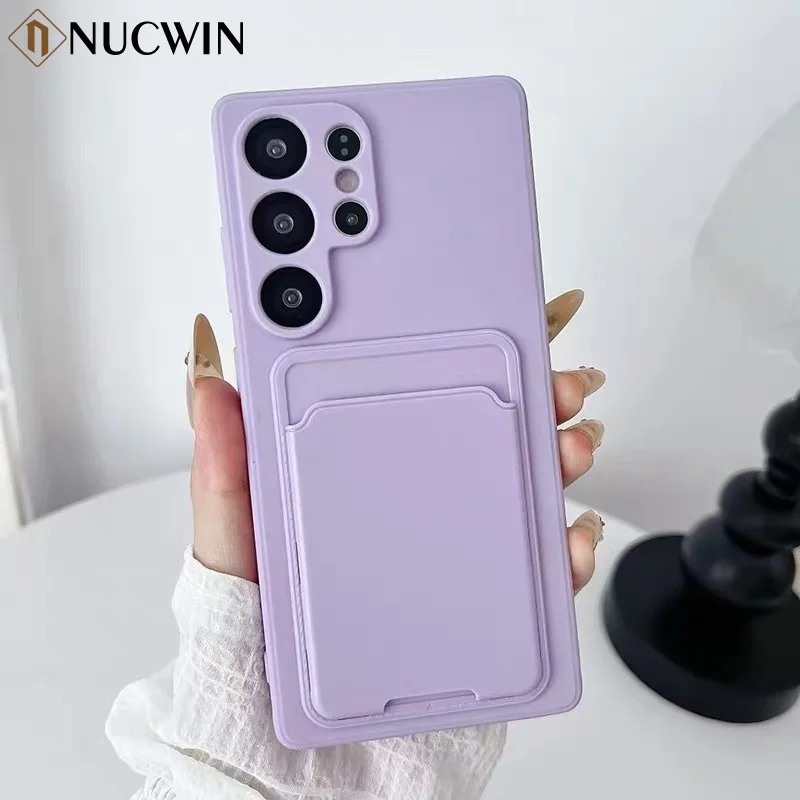 Luxury Cardholder Wallet Case - Ultra Thin Shockproof Soft Cover