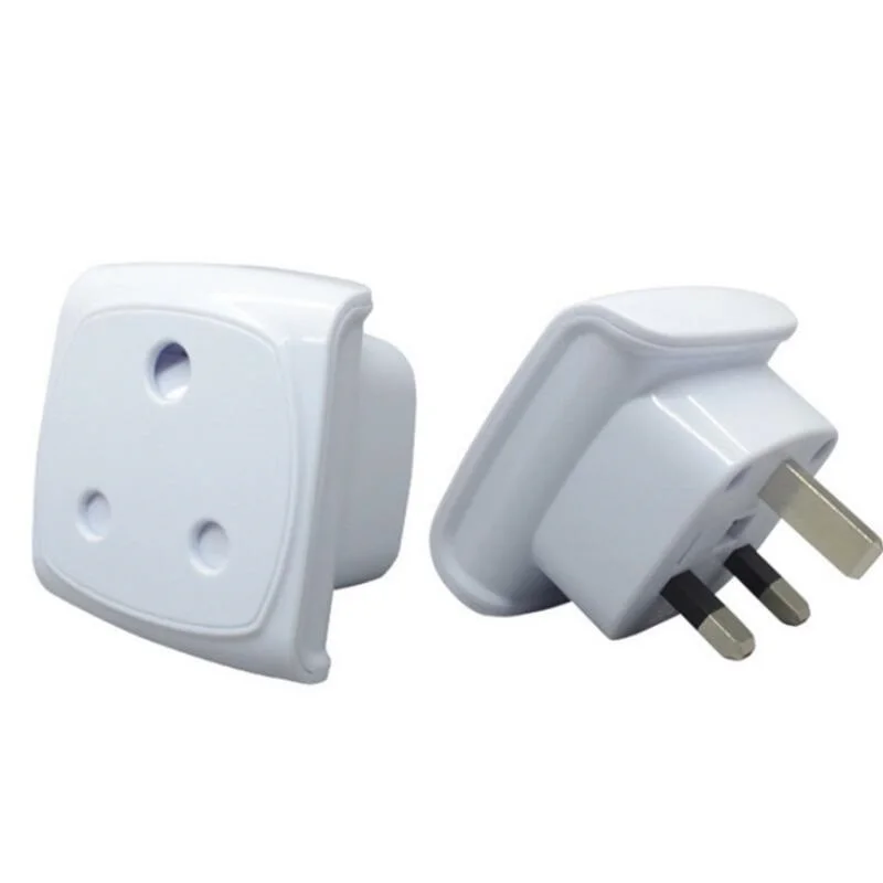 Large South African To Eu Uk Travel Adapter Electrical Plug Socket 16a