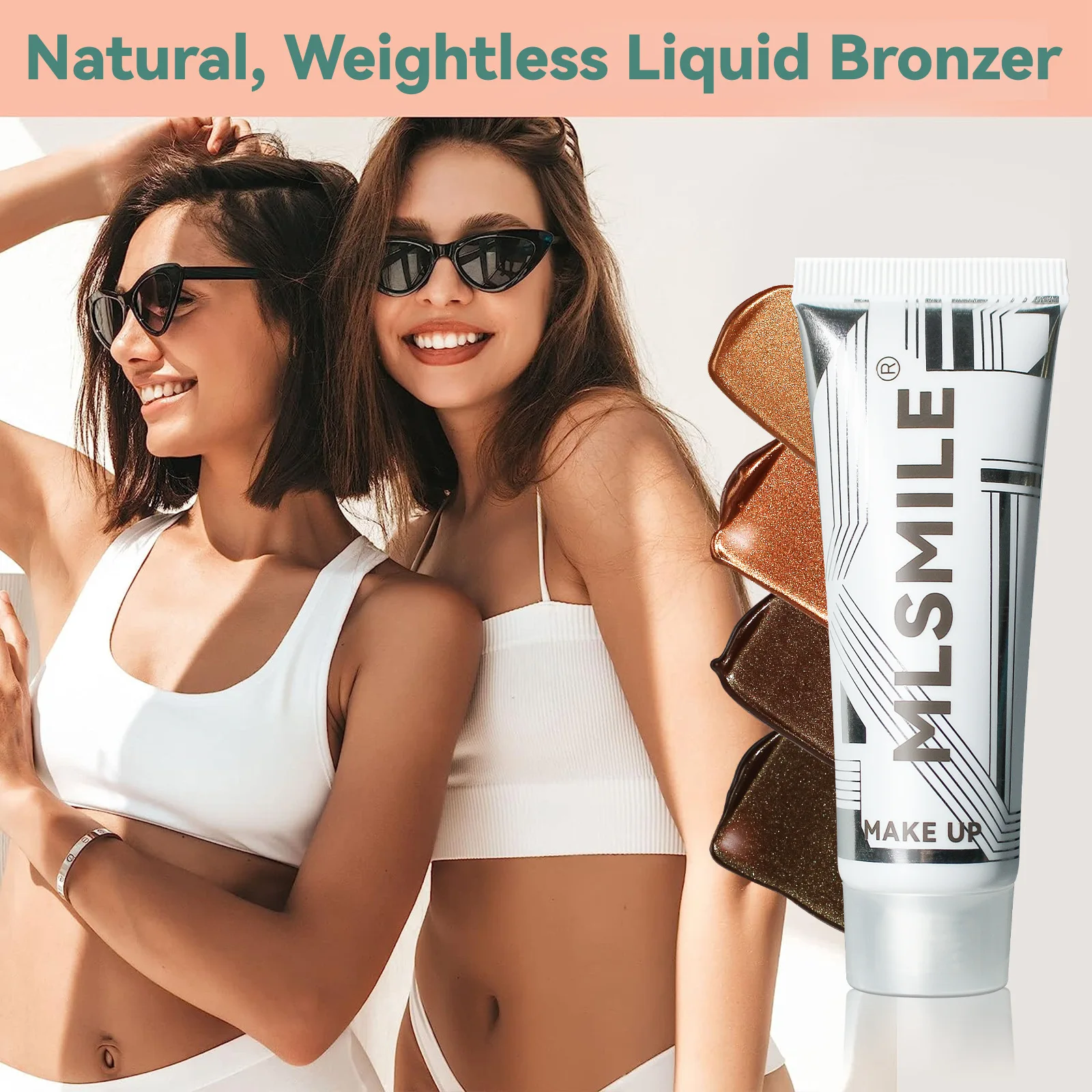FACE FOUNDATION MAKEUP WATERPROOF LIQUID FOUNDATION BLACK SKIN TONE BRONZE FOUNDATION CONCEALER NATURAL TANNING CREAM PRIMER