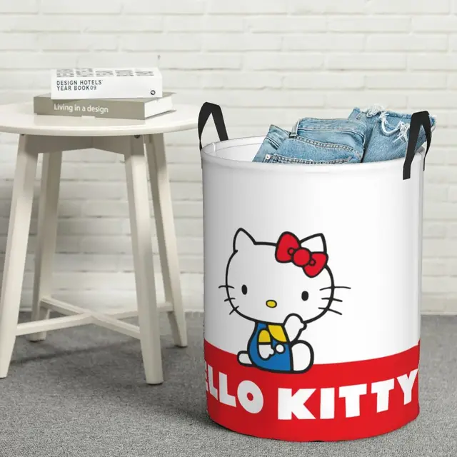 ⭐︎ハローキティ　収納バスケット⭐︎ ハローキティ - サンリオ HELLO KITTY キティ ランドリー