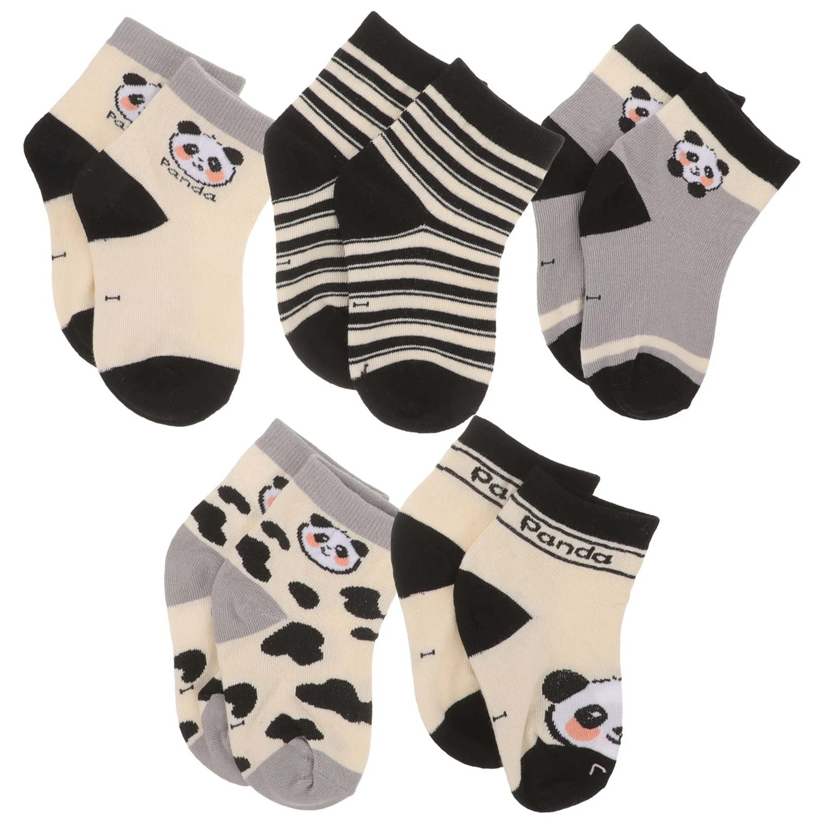 

5 Pairs Children's Socks Girls Baby Cotton Short Toddler for Thicken Kids Boys Toddlers Newborn