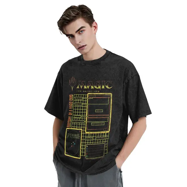 mtg  MAGIC:THE GATHERING 半袖Tシャツ L Amazon.com: Magic: The Gathering Vintage Logo Line T-Shirt