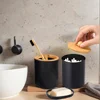 Lotion Soap Dispenser Cotton Swab & Toothbrush Holder Farmhouse Decoration Bathroom Storage Container Soap Dispenser 3