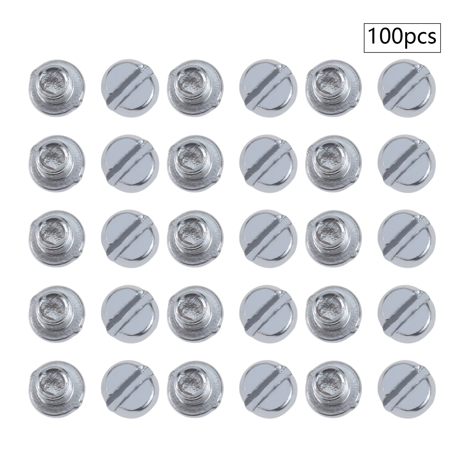 100pcs Metal Feed Dog Teeth Screws fit Industrial Sewing Machine Flat Needle Plate Mounting Presser for Brother Pegasus Singer