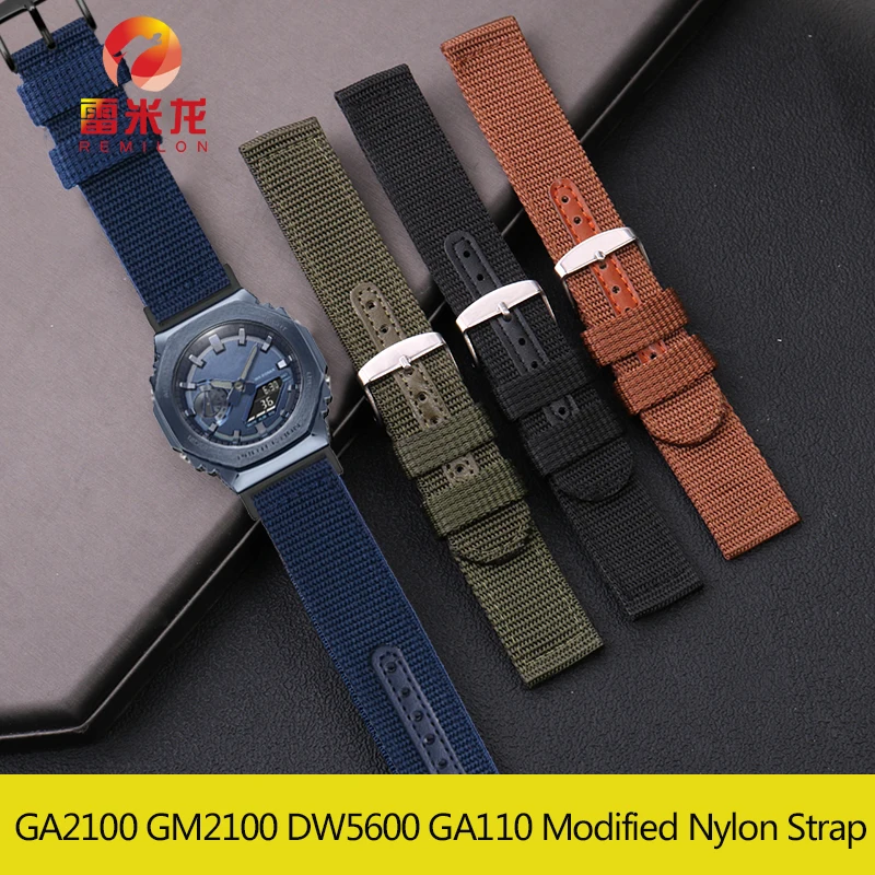 Bracelet De Montre En Nylon Pour Casio G-shock, Accessoires De Montre, DW-5600 DW5600 DW-5610 GW-B5600 GLS-5600 GA110/GW-M5610, 100