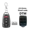 Clone DTM Garage Gate Remote Control Door Opener 433.92MHz Fixed Code 2