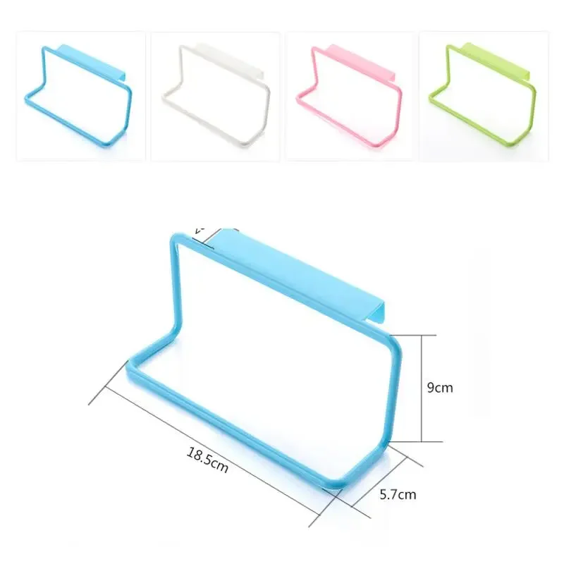 Plastic Hanging Holder Multifunction Towel Rack Cupboard Cabinet Door Back Bathroom Storage Organizer Shelves Accessories towel rack