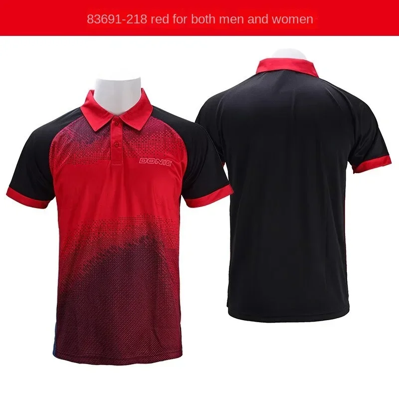 national team Sport jersey donic Table tennis jersey men women t-shirts T shirt Badminton bottom quick dry top