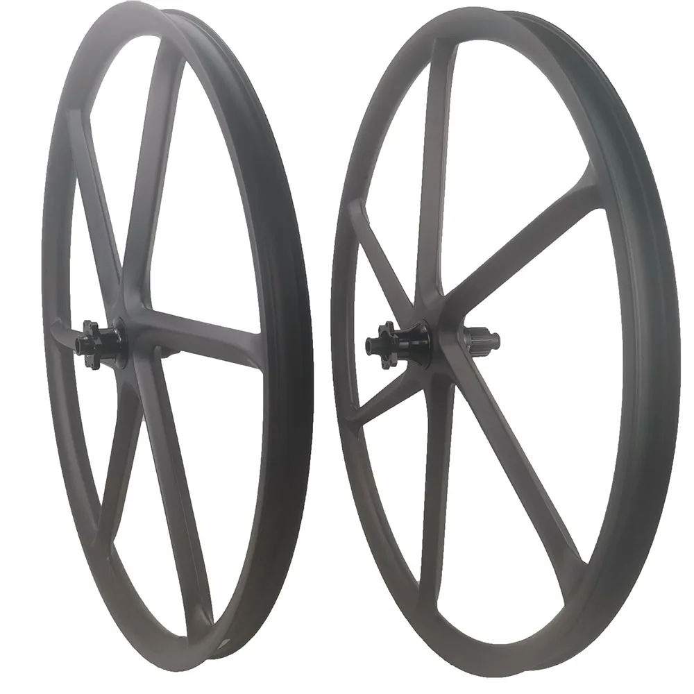 [sczd636] 29er Carbon 6 Spoke Wheels Wide 36mm Inner Wide 30mm Depth