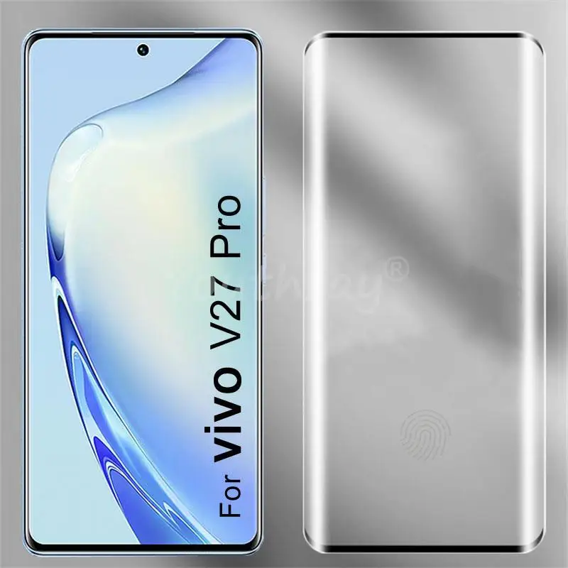 Per Vivo V27 Pro Glass 3D Pellicola Protettiva Per Lenti Schermo Curvo Per Vivo V27 Pro Vetro Temperato Vivo V27 Pro V25 Pro Glass