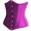 Gothic Sexy Underbust Corset Waist Trainer Slimming Lingerie Shapewear Women Lace-up Girdling Corselete Faja Body Shaper Clothes - 2-9015 Purple, 5XL