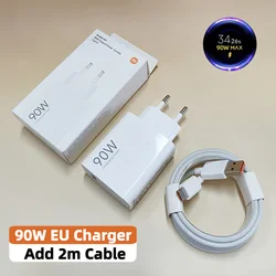 90W Xiaomi Hyper Turbo Charger with Super Fast Charging Cable - EU with 2m cable