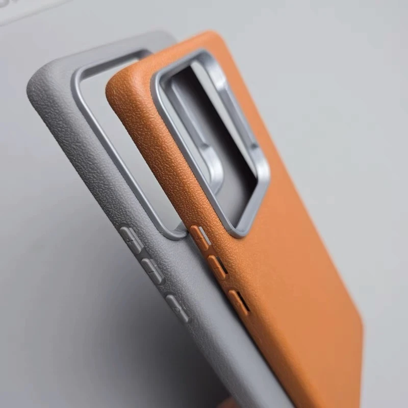 Luxury Shockproof Silicone Phone Case - Fashionable PU Leather Back Cover