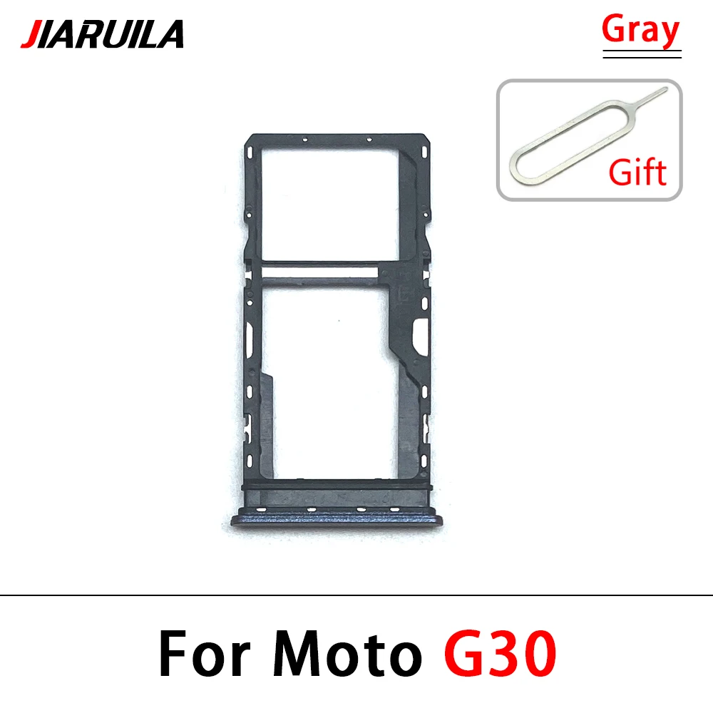 Motorola Moto G100 G20 G30 G200 G10 용 핀으로 새 SIM 카드 트레이 칩 슬롯 서랍 홀더 어댑터 액세서리 교체
