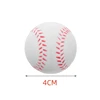 6/24Pcs Mini Baseball Sponge Ball Toy Outdoor Decompression Sport Practice Trainning Base Ball Toy Kids PU Baseball Toy Gift 3