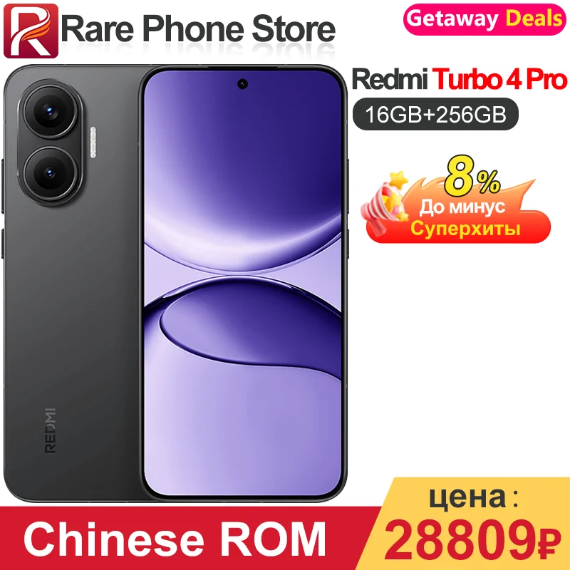 Redmi Turbo 4 Pro 256GB/512GB 6.83 inch 2772x1280 Screen