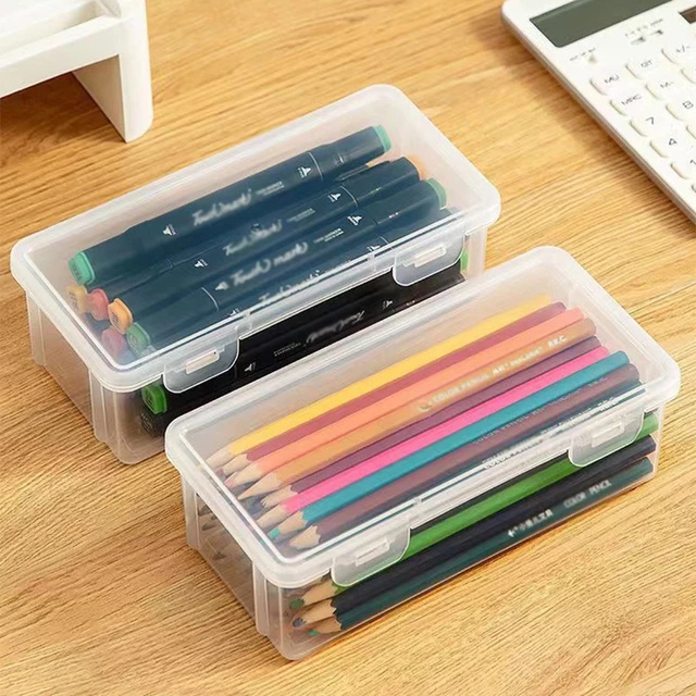 Transparent Plastic Pen Case Pencil  Transparent Pp Plastic Pencil Case -  Simple - Aliexpress