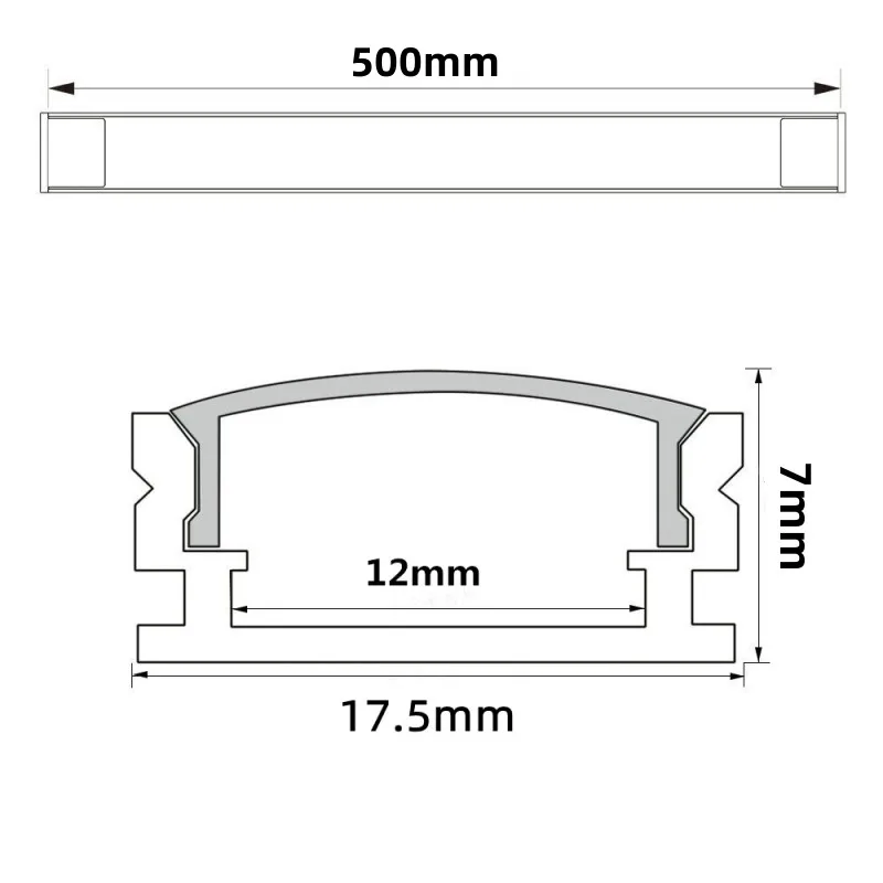 1-30pcs led strip lamp cabinet lamp kitchen cabinet 8-12mm 5730/5050/2835 led angle aluminum slot bracket