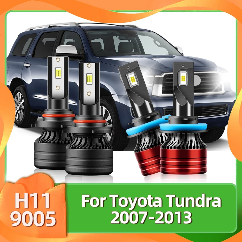

Roadsun автомобильные светодиодный CSP фары 12 В для Toyota Tundra 2007 2008 2009 2010 2011 2012 2013 авто 120 Вт 18000LM 16000LM Высокая мощность лампы