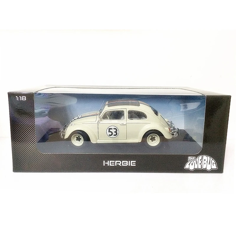 完全にロード53 herbieクラシックカーダイキャスト1/18スケール