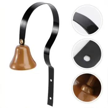 1PC Metal Pet Dog Bell Retro Door Bell Training Doorbell Vintage Doorbell Wall Mounted Home Shop Decor