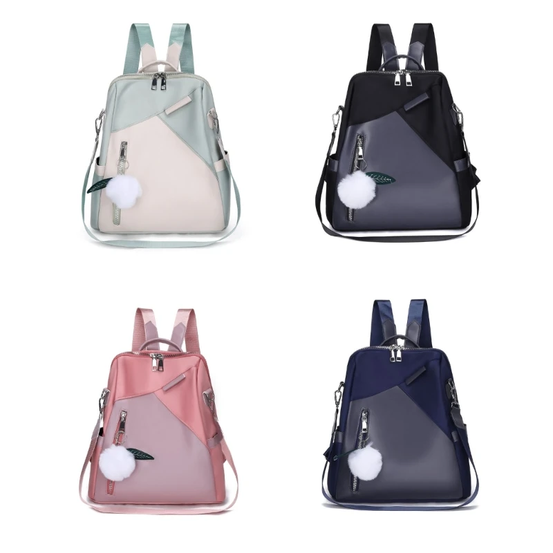 

Nylon Backpack Anti-theft Travel Rucksack Shoulder Bags Casual Daypack School Bookbag for Women Student Teenagers
