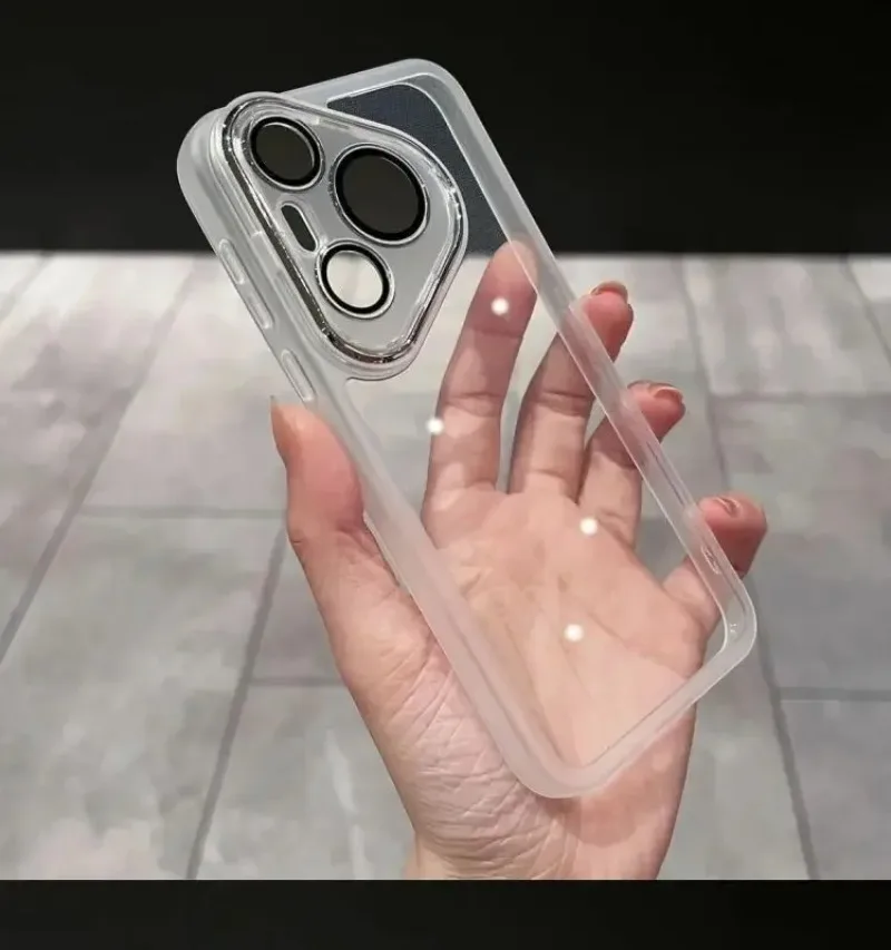 Ultra Full Lens Camera Protection Film Transparent Silicone Clear Phone Case