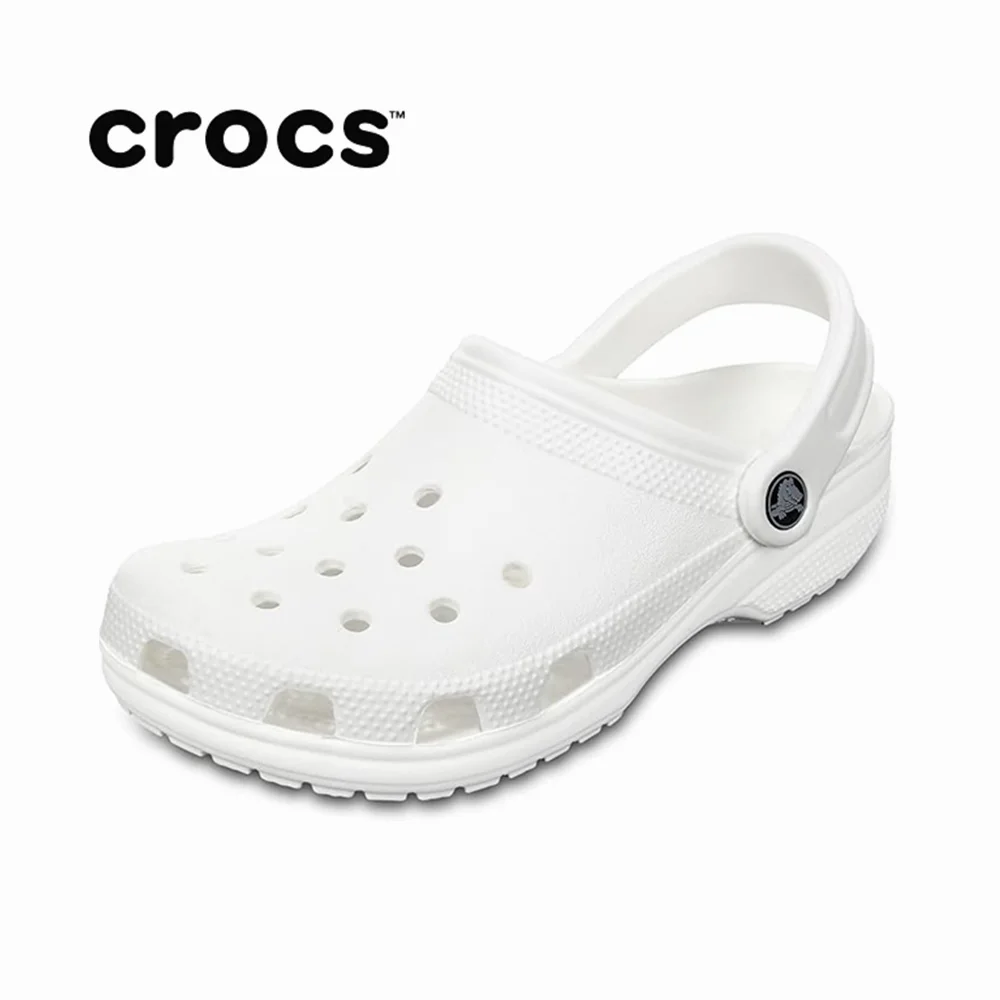 Crocs Slippers Original Crocs Bayaband Clog Casual Sandals Unisex Closed-Toe Slip-Ons Outdoor Men's Breathable Beach Shoes