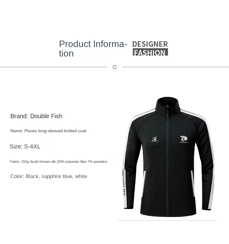 double fish liushiwen Sport jersey ping pong Table tennis long sleeve jacket jersey men women Badminton Sport set 086108106