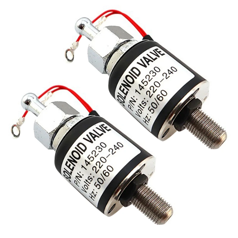 2X Solenoid Valve Sewing Valve 94A/94B Bottle Type Solenoide Iron Fitting Metal Solenoid Sewing Machine embroidery machine