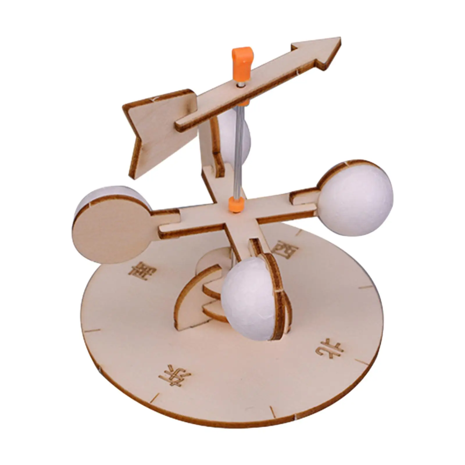 

Wood Science Wind Vane Toy Model Kits 3D Puzzles Preschool Learning Assembled Wind Direction Indicator for Party Favor Teens