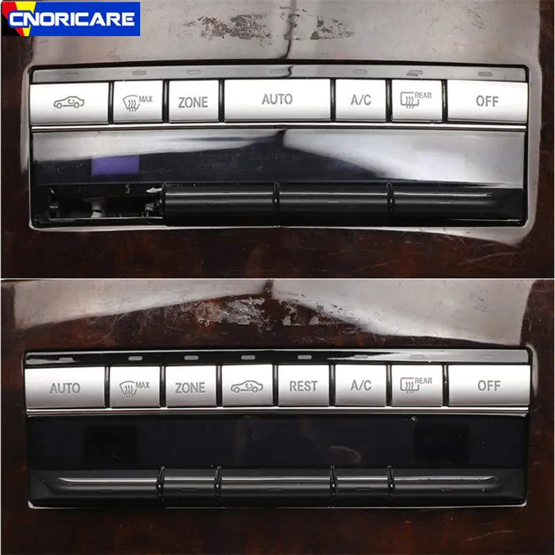 

Кнопки для кондиционирования автомобиля в центральной консоли, украшения с блестками, наклейки, отделка для Mercedes Benz W212 C207 E Class Coupe 2009-2015