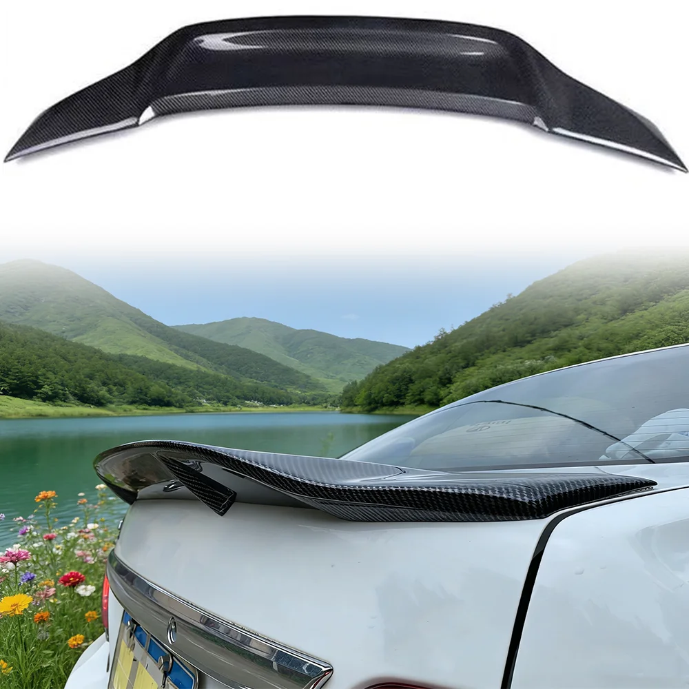 Adatto per spoiler, pannello alettone, portellone posteriore, componenti esterni, spoiler posteriore modello ABS R per Toyota Corolla berlina 09-13 - immagine 4