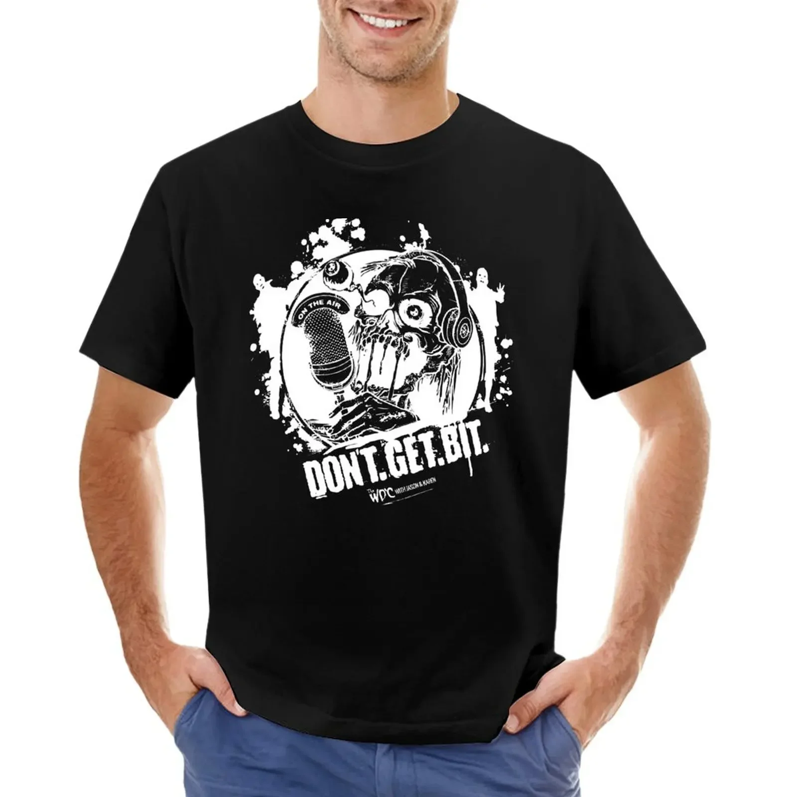 

Don't. Get. Bit. (dark colors) T-shirt animal prinfor boys boys animal print Men's clothing