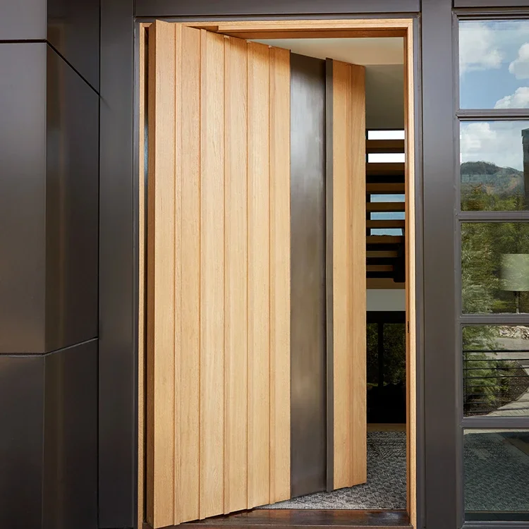 Revoliving hinges modern designs exterior pivot patio doors large pivot front door 4