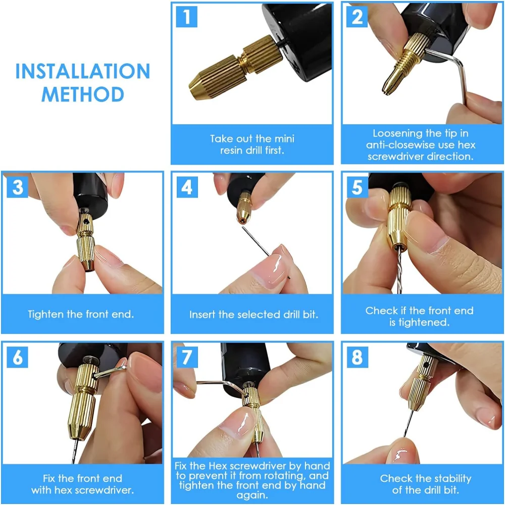 Handheld Mini Electric Drill Micro Usb Drill 5V For Jewelry Making Diy Wood Craft For Metal Wood Jewelry Tools 5