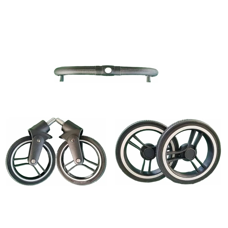 Poussettes Pour Bébés Roues En Caoutchouc Accessoires Avant Roue