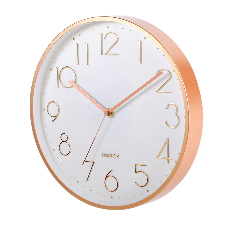 

12 "wall clock simple clock household creative wall clock living room fashion quartz clock hanging wall household