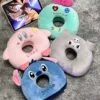 Cartoon Kuromi Stitch Nap Pillow Comfortable Hollow Breathable Stuffed Anime Travel Pillow School Office Nap Pillow Cushion 1