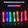 LED Light Up Armband Outdoor Sports Flashing Luminous Safety Band Adjustable Night Walking Running Riding Glow Arm Strap 발광 완장 4