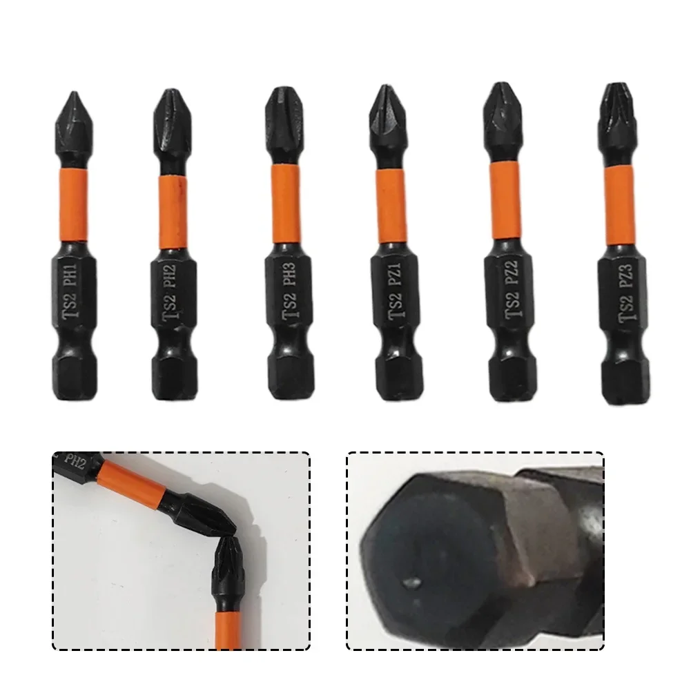 

1PC 50mm Screwdriver Bit Magnetic Batch Head Electric Screwdriver Hex Shank Alloy Steel Tool Accessories