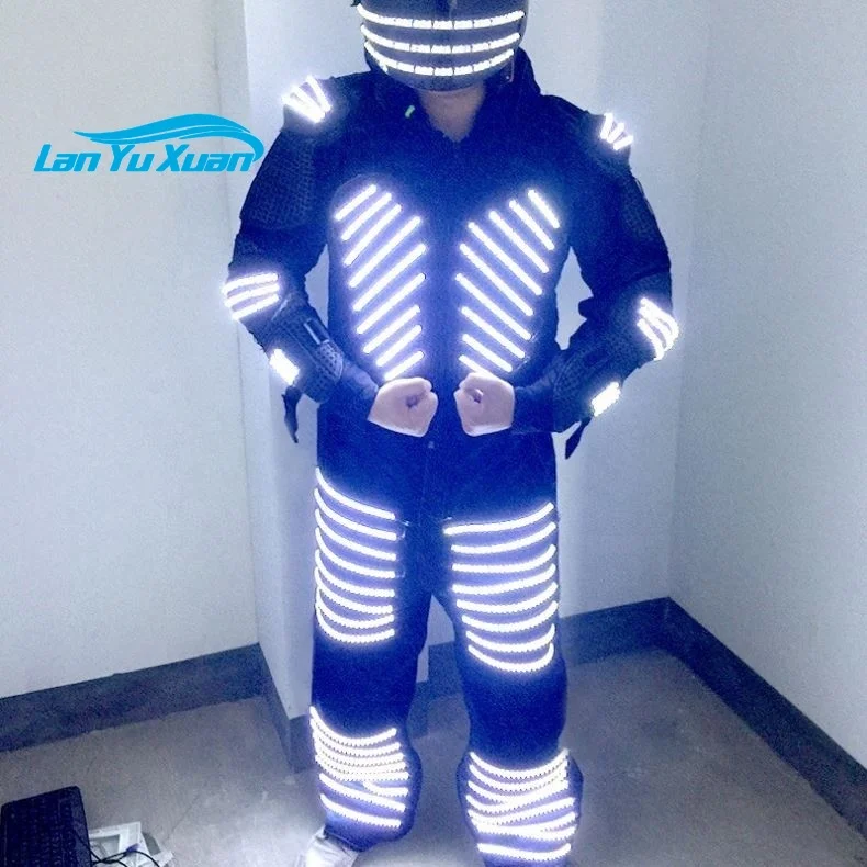 

LED Luminous Performance Costume Props Cosplay Clothing Adult Fluorescent Clothing Bar Wine Clothes Can Be Customized