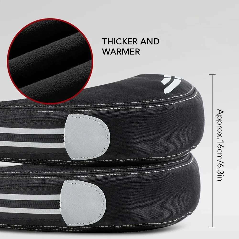1 Pair of Bicycle Handlebar Warm Gloves Windproof Motorcycle Mittens Cold Weather Hand Warmers for Road MTB Commuter Bar Gloves