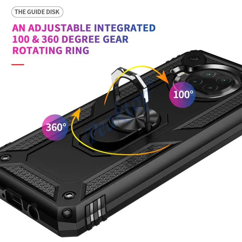LuluMain Compatible con Xiaomi Mi 10 Lite 5G Funda, Anillo