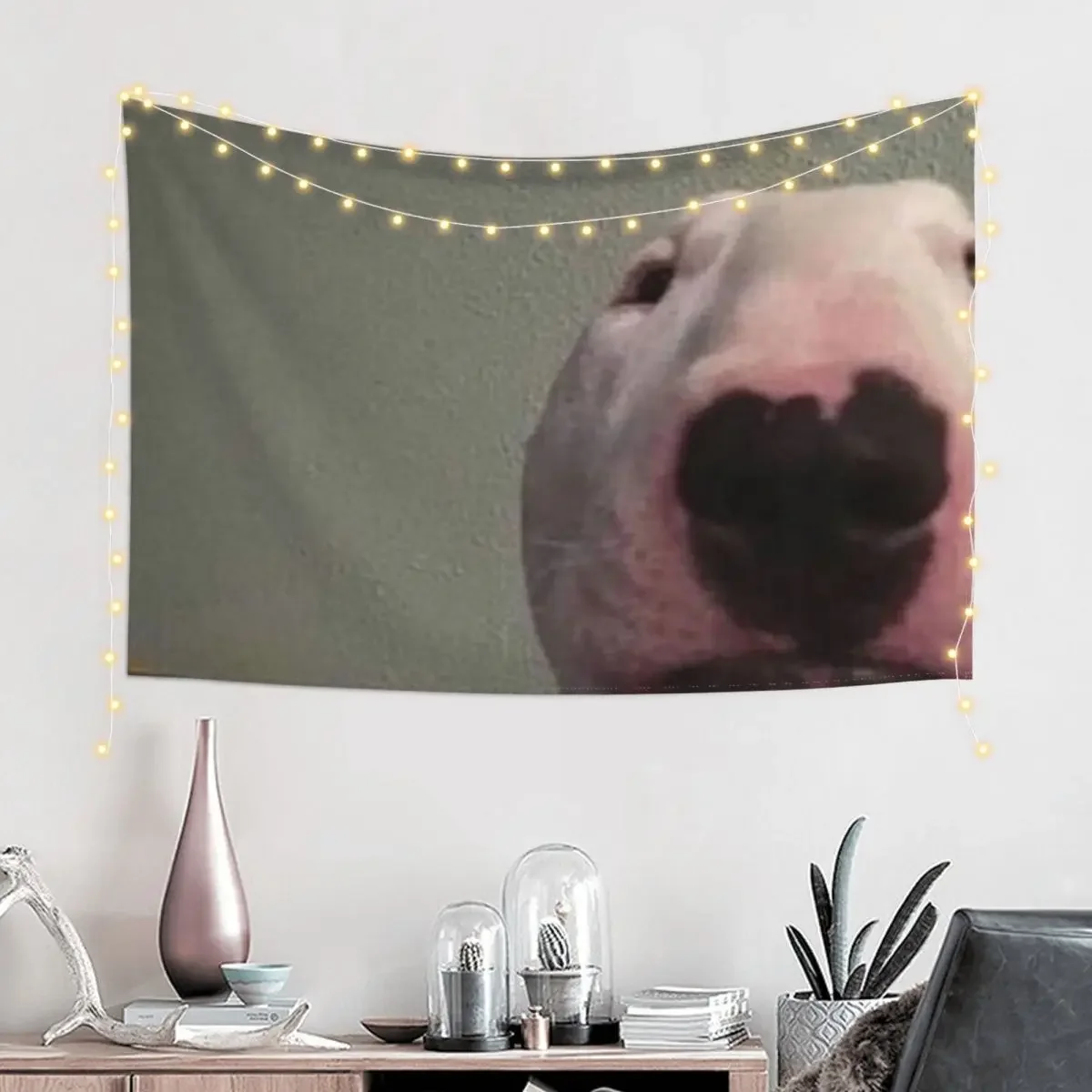 Walter Dog Tee Tapestry Room Design Aesthetics For Room Cute Decor Tapestry