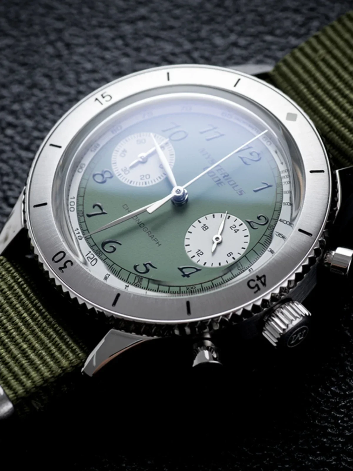 Mysterious code Watch For Men 37MM Japanese VK64 Quartz Timing